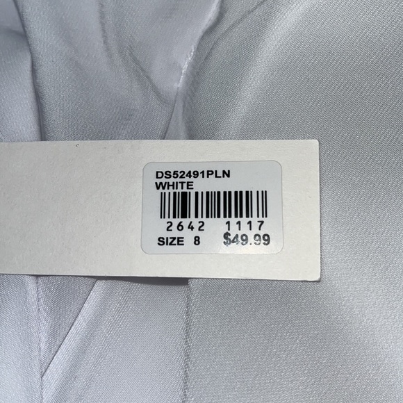 NWT: Glassons strapless, white, mini bodycon - Picture 7 of 12